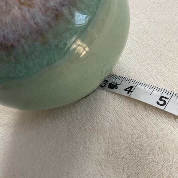 Vintage Thai Studio Pottery Vase | Celadon Glaze | Seafoam Green | 5” - Picture 10 of 11